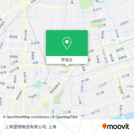 上海盟锴物流有限公司地图