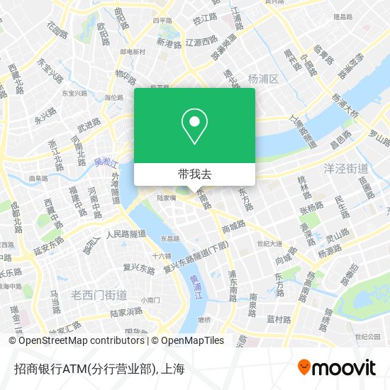 招商银行ATM(分行营业部)地图
