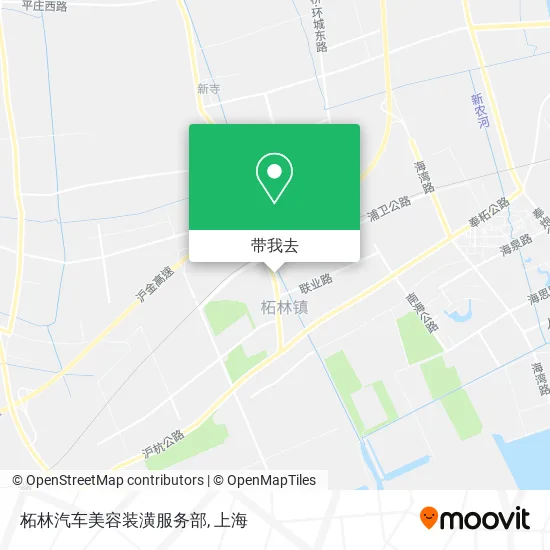 柘林汽车美容装潢服务部地图