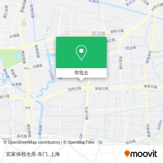 宜家保税仓库-东门地图