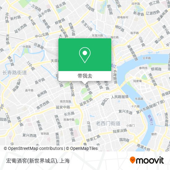 宏葡酒窖(新世界城店)地图