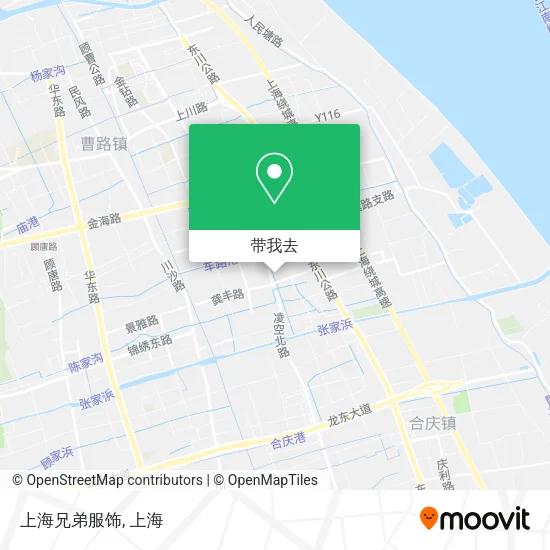 上海兄弟服饰地图