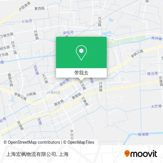 上海宏枫物流有限公司地图