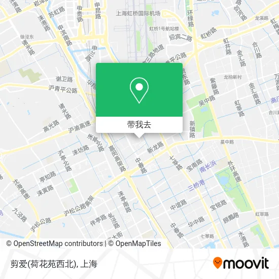 剪爱(荷花苑西北)地图
