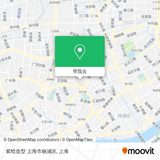 紫晗造型 上海市杨浦区地图
