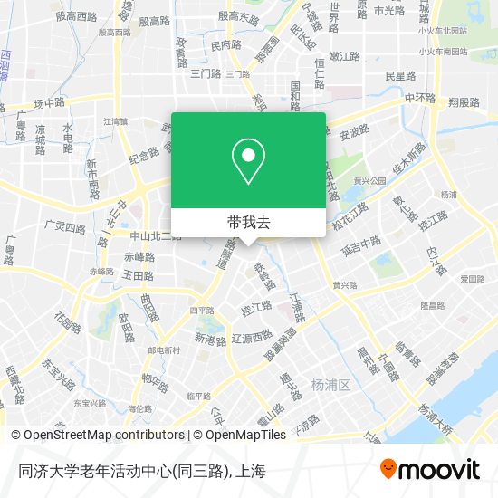 同济大学老年活动中心(同三路)地图