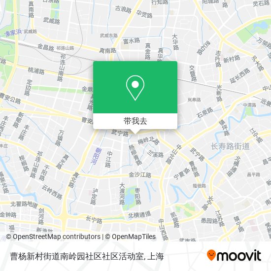 曹杨新村街道南岭园社区社区活动室地图