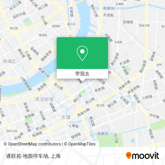 通联苑-地面停车场地图