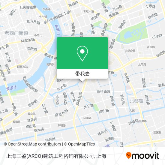 上海三鉴(ARCO)建筑工程咨询有限公司地图