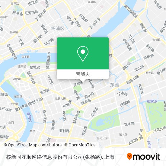核新同花顺网络信息股份有限公司(张杨路)地图