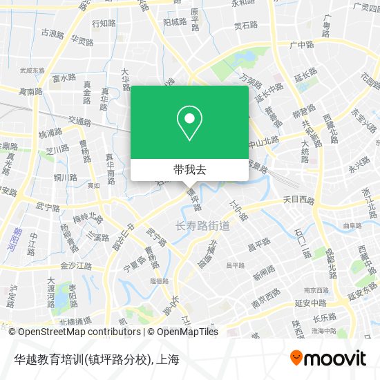 华越教育培训(镇坪路分校)地图
