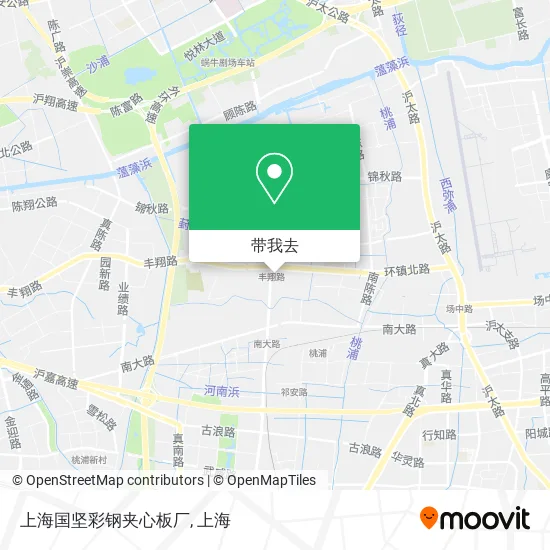 上海国坚彩钢夹心板厂地图