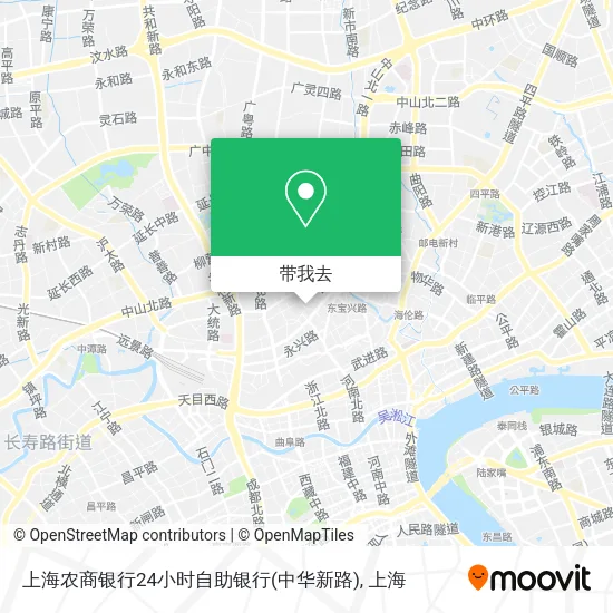 上海农商银行24小时自助银行(中华新路)地图