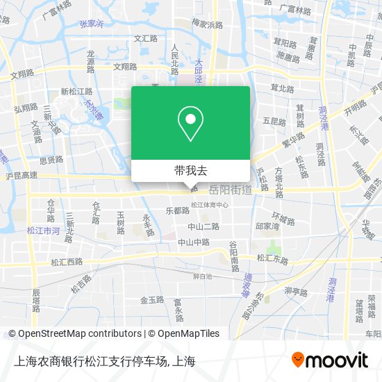 上海农商银行松江支行停车场地图
