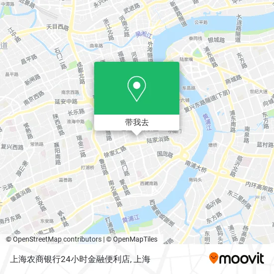 上海农商银行24小时金融便利店地图