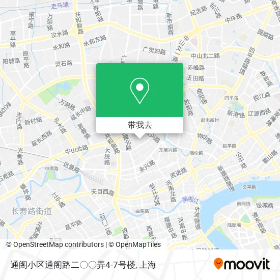 通阁小区通阁路二〇〇弄4-7号楼地图