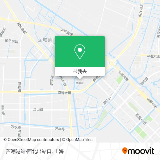 芦潮港站-西北出站口地图