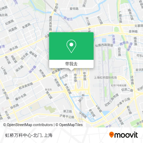 虹桥万科中心-北门地图