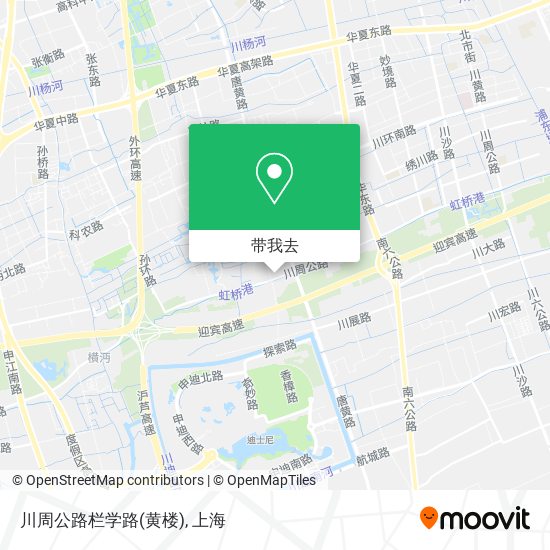 川周公路栏学路(黄楼)地图