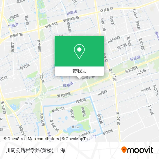 川周公路栏学路(黄楼)地图