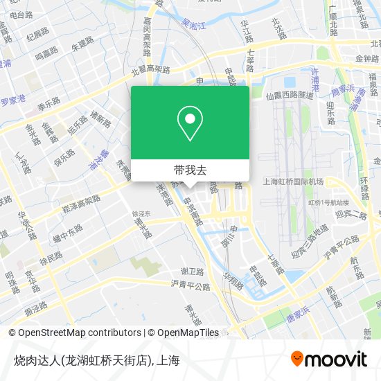 烧肉达人(龙湖虹桥天街店)地图