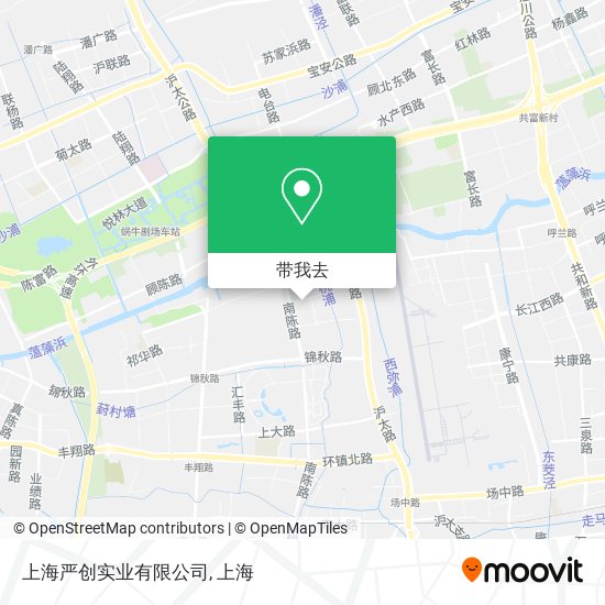 上海严创实业有限公司地图