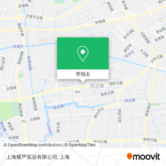 上海耀严实业有限公司地图