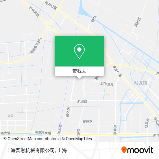 上海晋融机械有限公司地图