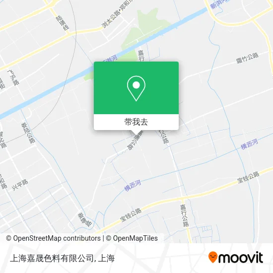 上海嘉晟色料有限公司地图
