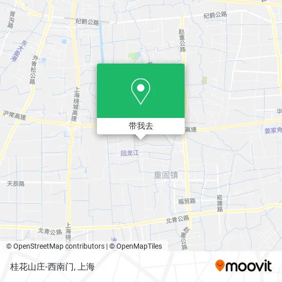 桂花山庄-西南门地图