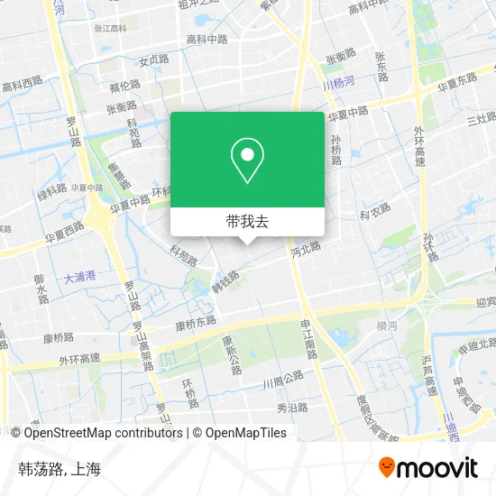韩荡路地图
