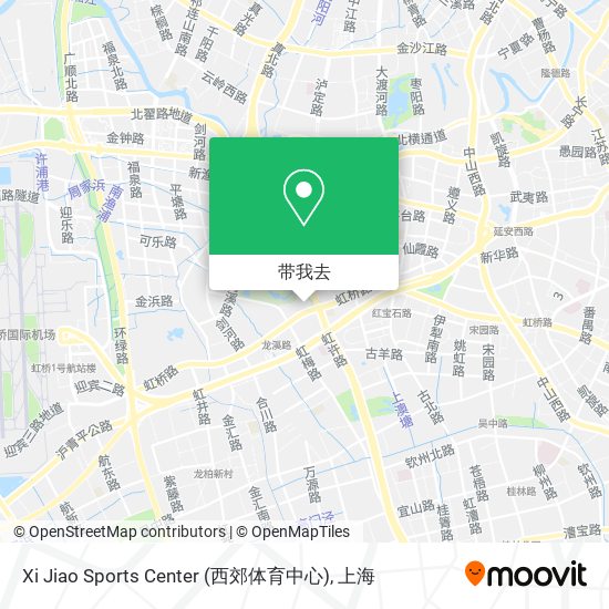 Xi Jiao Sports Center (西郊体育中心)地图