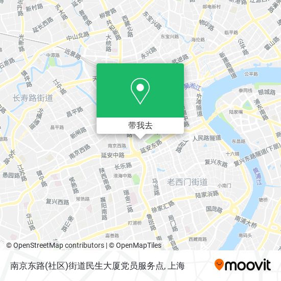 南京东路(社区)街道民生大厦党员服务点地图