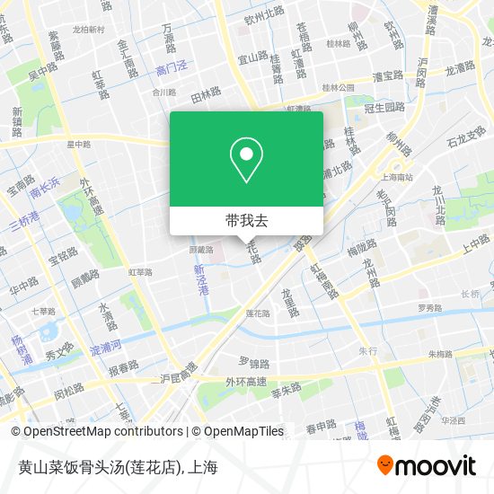 黄山菜饭骨头汤(莲花店)地图