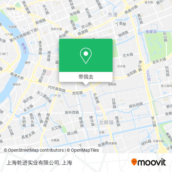 上海乾进实业有限公司地图