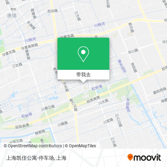 上海凯佳公寓-停车场地图