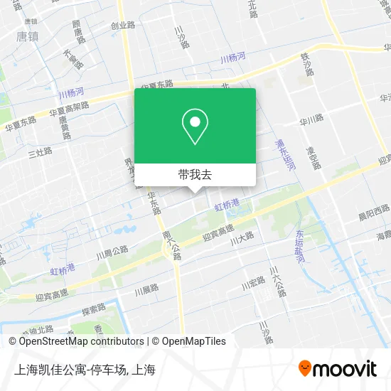 上海凯佳公寓-停车场地图