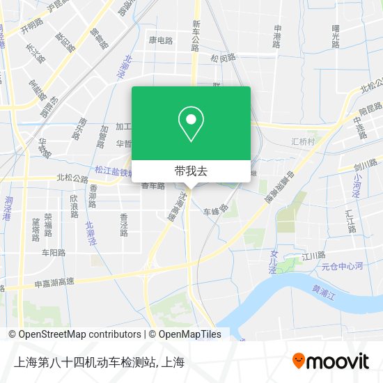 上海第八十四机动车检测站地图