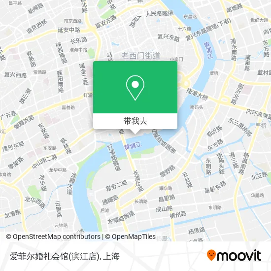爱菲尔婚礼会馆(滨江店)地图