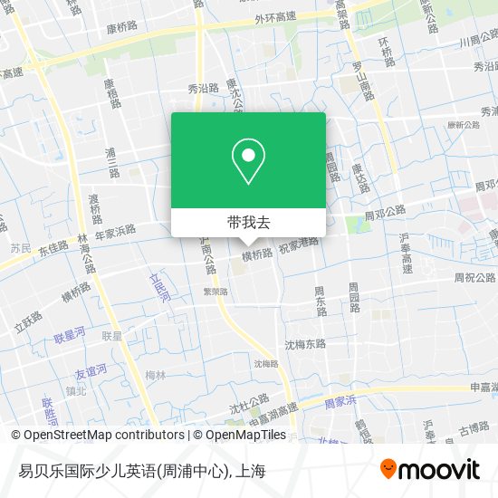 易贝乐国际少儿英语(周浦中心)地图
