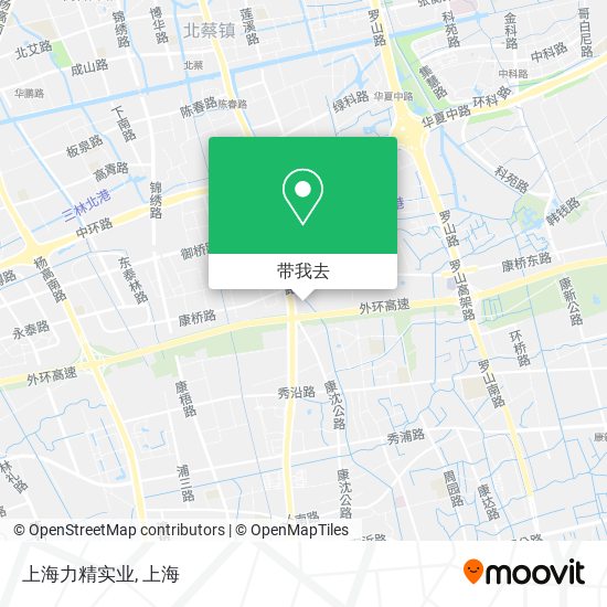 上海力精实业地图