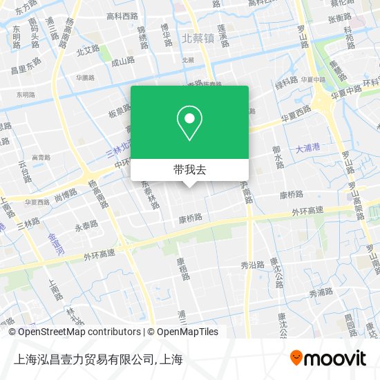 上海泓昌壹力贸易有限公司地图