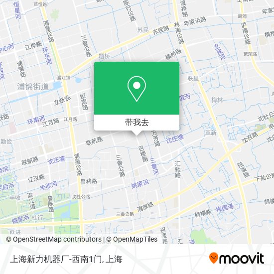 上海新力机器厂-西南1门地图