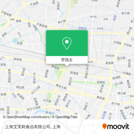 上海艾芙莉食品有限公司地图