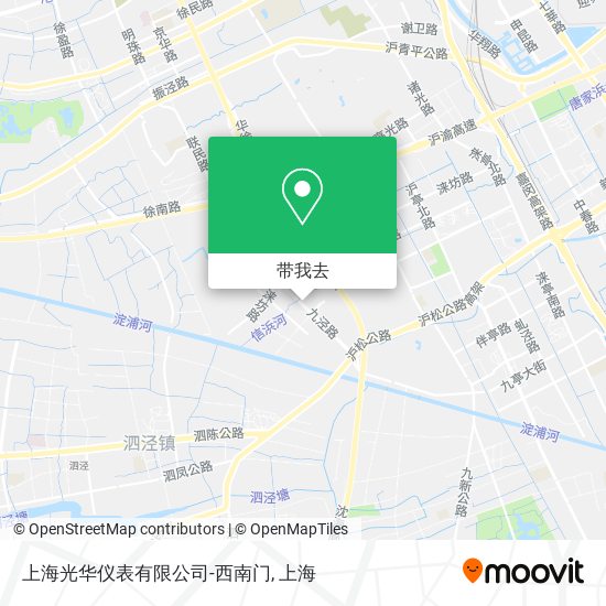 上海光华仪表有限公司-西南门地图