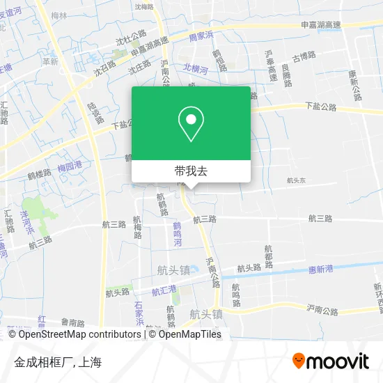 金成相框厂地图