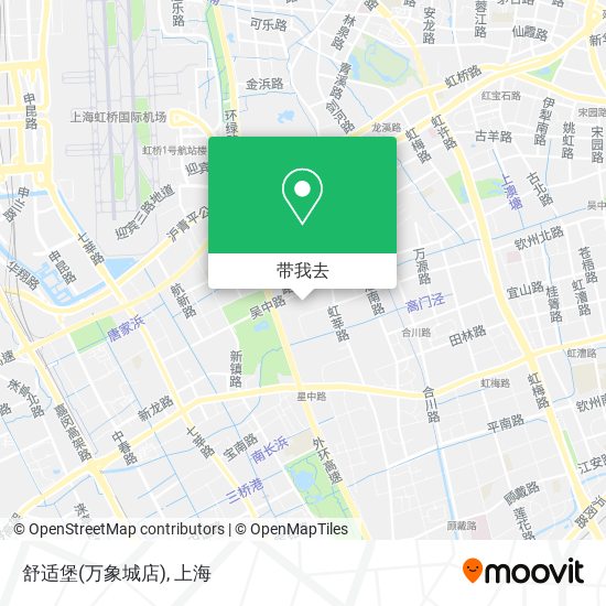 舒适堡(万象城店)地图