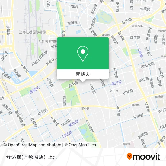 舒适堡(万象城店)地图