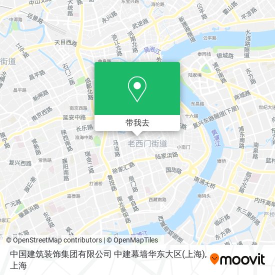 中国建筑装饰集团有限公司 中建幕墙华东大区(上海)地图