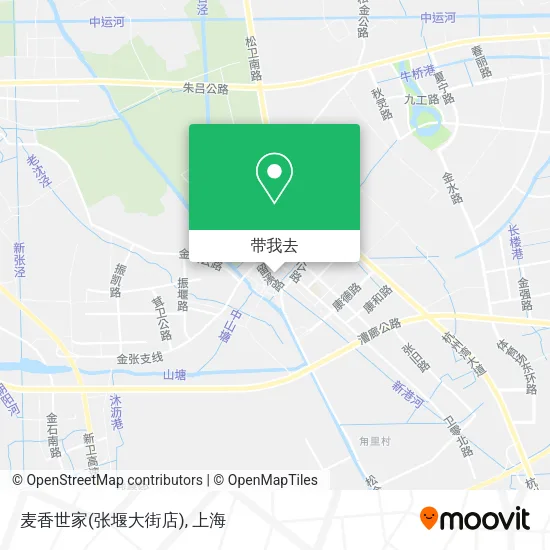 麦香世家(张堰大街店)地图